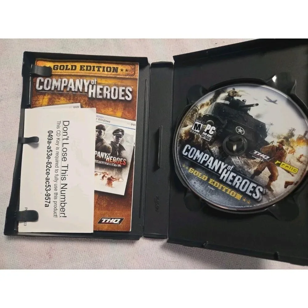 Company of Heroes: Gold Edition PC, 2008Complete with Box and Manual